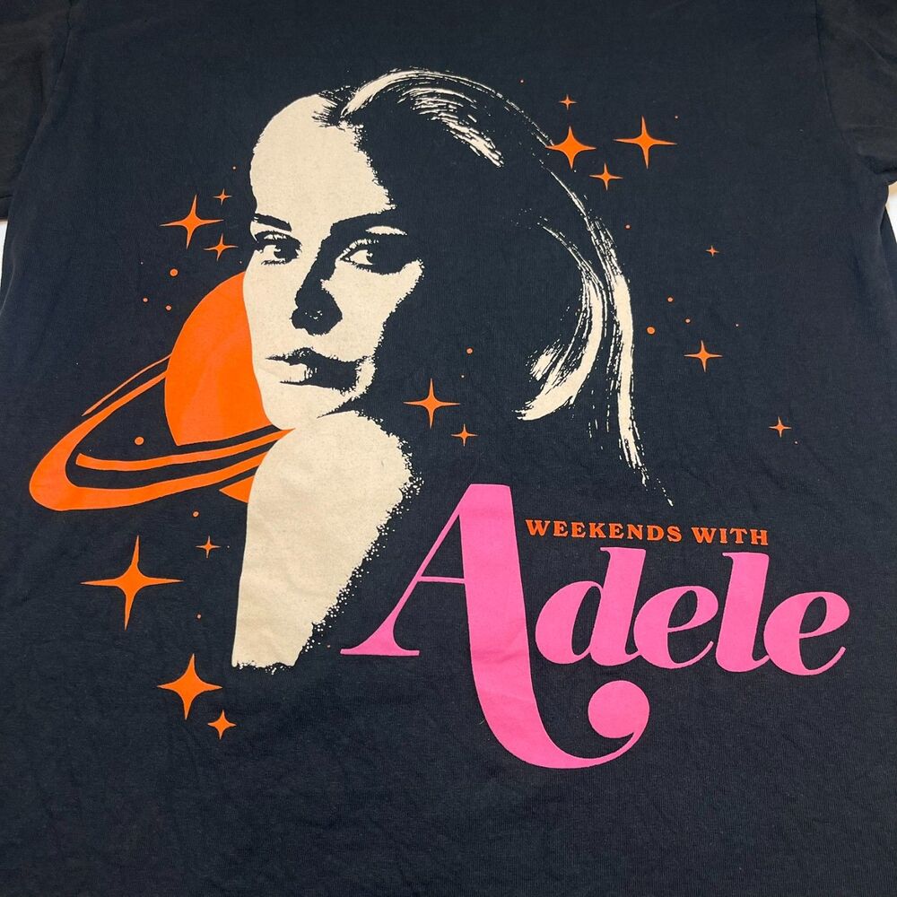 Weekends With Adele Ceasars Palace Las Vegas Concert T Shirt Sz Mens M BIG PRINT